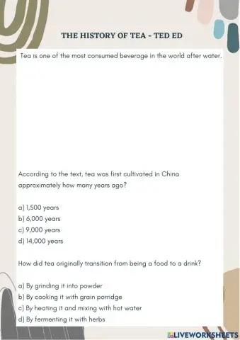 The History of Tea - TED ED