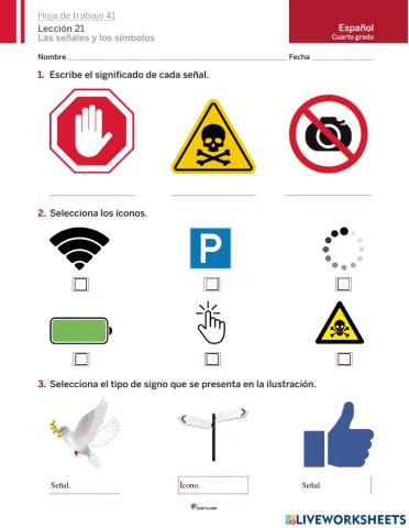 Señales y símbolos