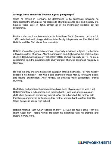 BJ Habibie biography recount