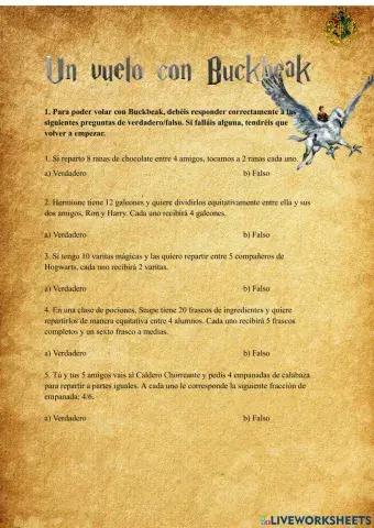 Un vuelo con Buckbeak