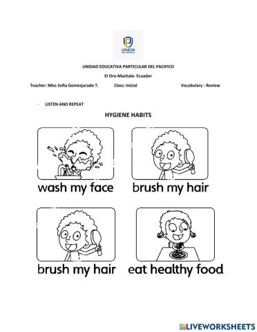Higiene habits