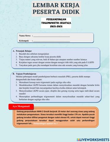 Lkpd rasio trigonometri