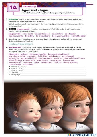 Past Simple: Ages and Stages