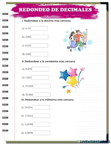 Redondeo de decimales