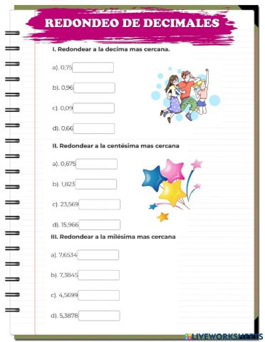 Redondeo de decimales