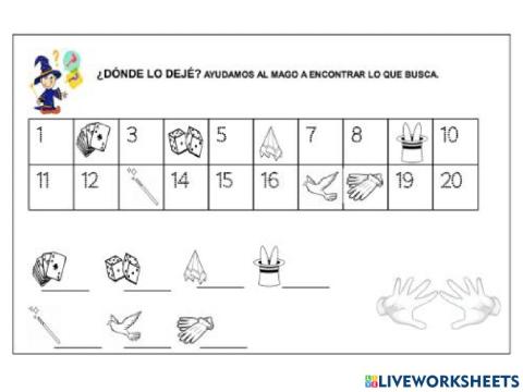 Descubro los números mágicos