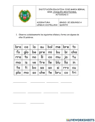 Busca palabras y frases cortas