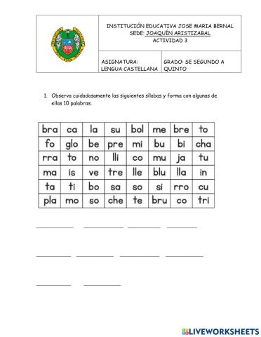 Busca palabras y frases cortas