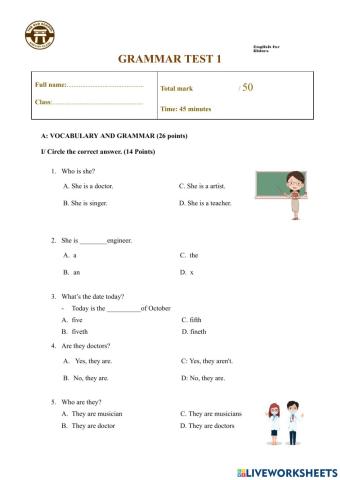 The old school mid-term basic 1