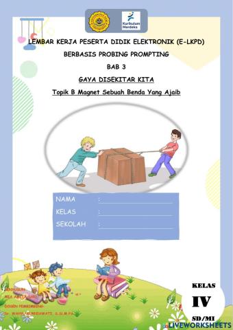 Topik B : Magnet Sebuah Benda Yang Ajaib