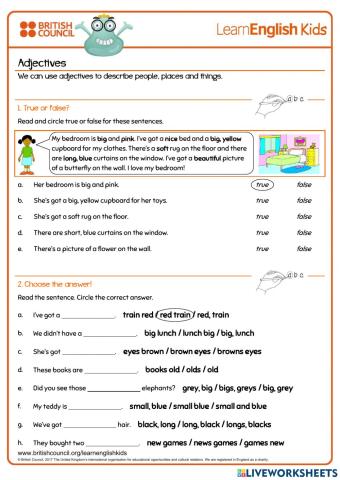 Adjectives