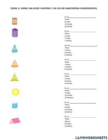 Cuerpos geométricos