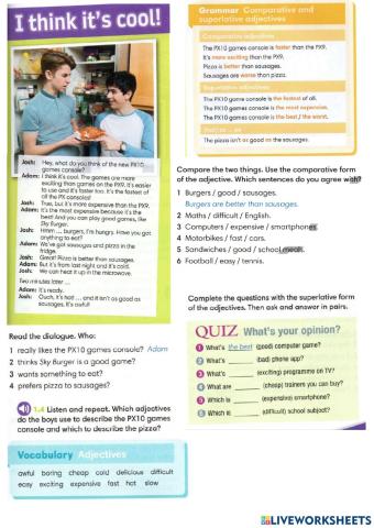 Comparative And Superlative Adjectives