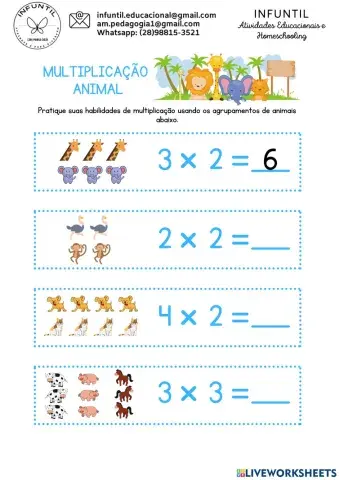 Conceito multiplicação simples