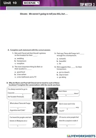 Prepositions of location and geographical features