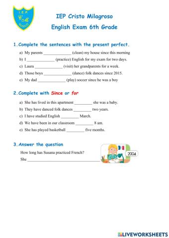 2nd Bimonthly 6th grade