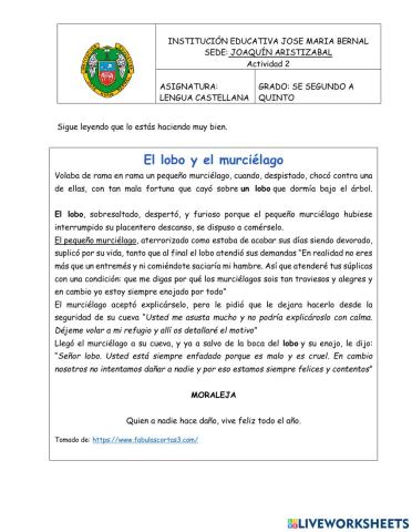 Comprensión lectora