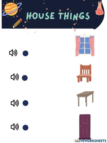 Lesson 15: house things