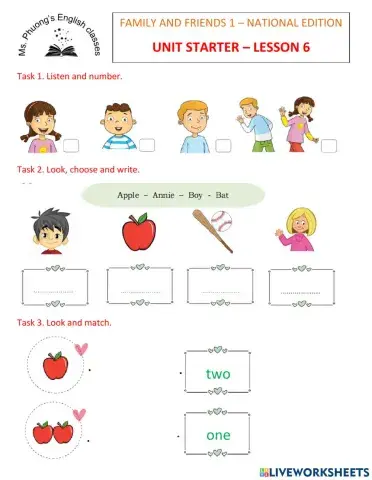 Ms. Phuong - FF1- Unit Starter - Lesson 6