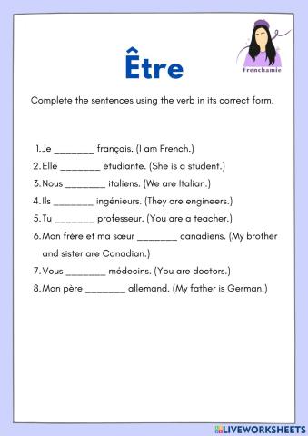 Être verb