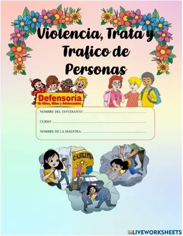 Violencia, trata y trafico de personas