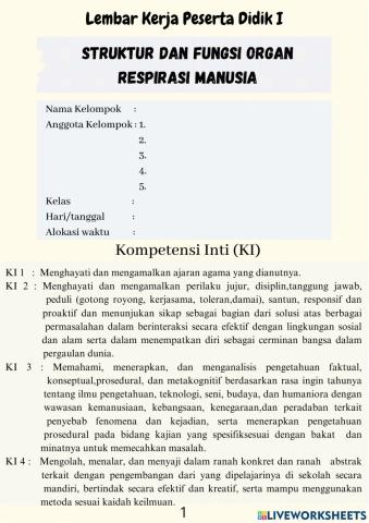 Revisi-Struktur dan Fungsi Organ Sistem Respirasi Manusia