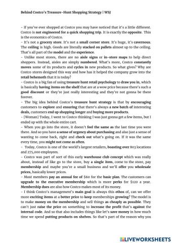 Behind Costco's Treasure-Hunt Shopping Strategy - WSJ