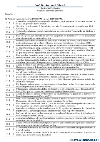 Anatomia Endócrina: Glândulas acessórias
