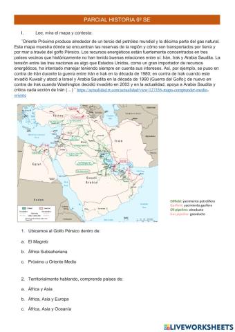 Parcial historia 6º SE