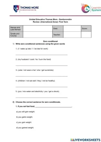 Recovery 3 - Zero conditional