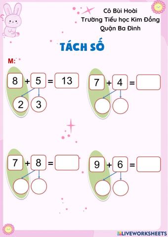 Cô Bùi Hoài: Tách số