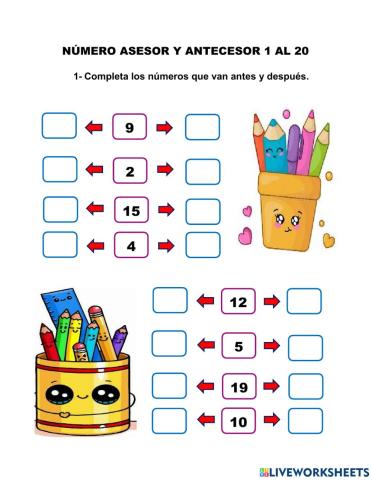 Sesión 10 Número asesor y antecesor