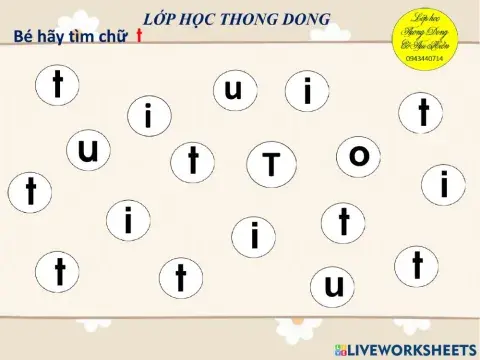 Trò chơi với chữ t