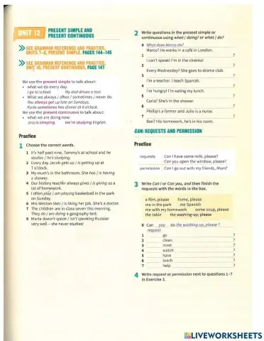 Prepare a1 level 1 page 149