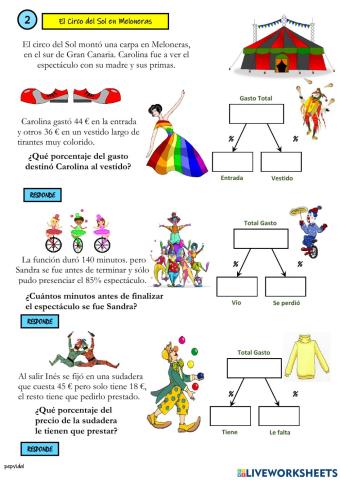 Porcentajes Problemas Sencillos (2)
