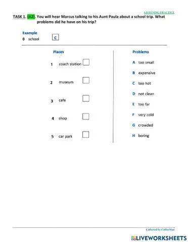 Ielts-livework-listening practice 1
