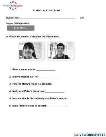 Final exam pre basic