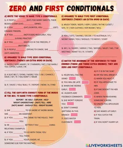 Zero & First Conditionals