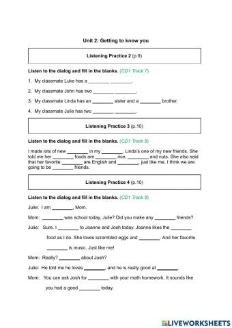 Step by step 3 unit 2