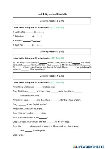 Step by step 3 unit 4