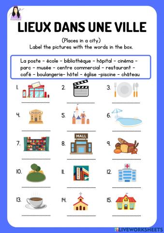 Les lieux de la ville