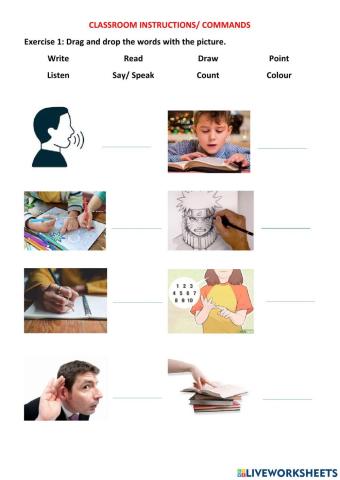 Classroom instructions