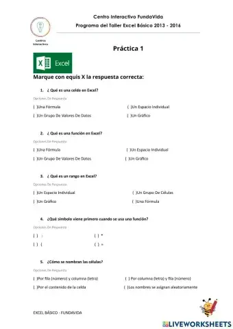 Práctica Excel Básico Microsotft