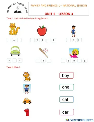 Ms. Phuong-FF1- Unit 1 - Lesson 3