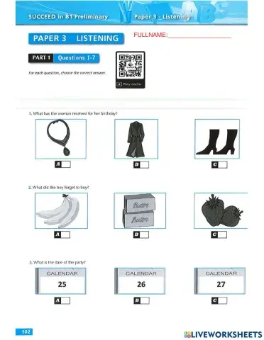 B1 succeed listening 6