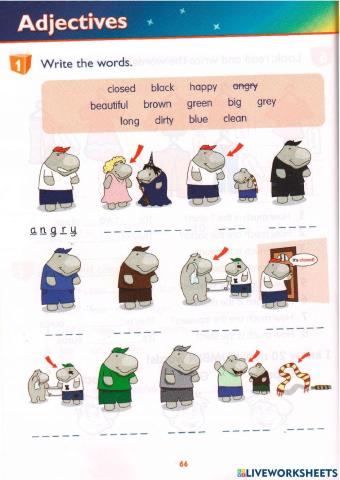 Dict 1 - Unit 12 - Lesson 7 - Worksheet