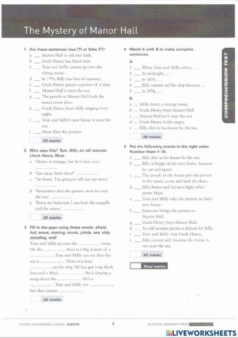 The Mystery of Manor Hall