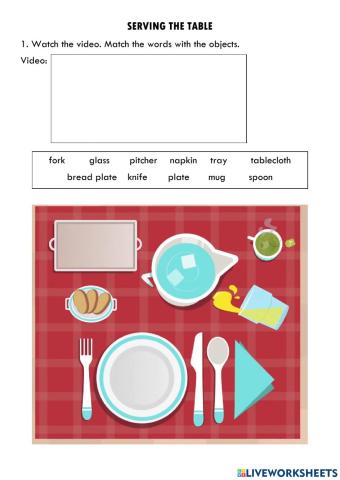 Serving the table