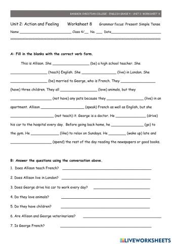 Grade 4 U2WS8 (1st Sem)