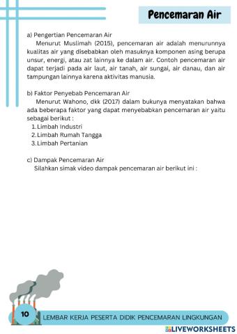 Pencemaran lingkungan